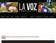 Tablet Screenshot of lavozlancaster.com